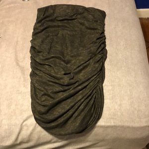 Forest green midi skirt. Size M